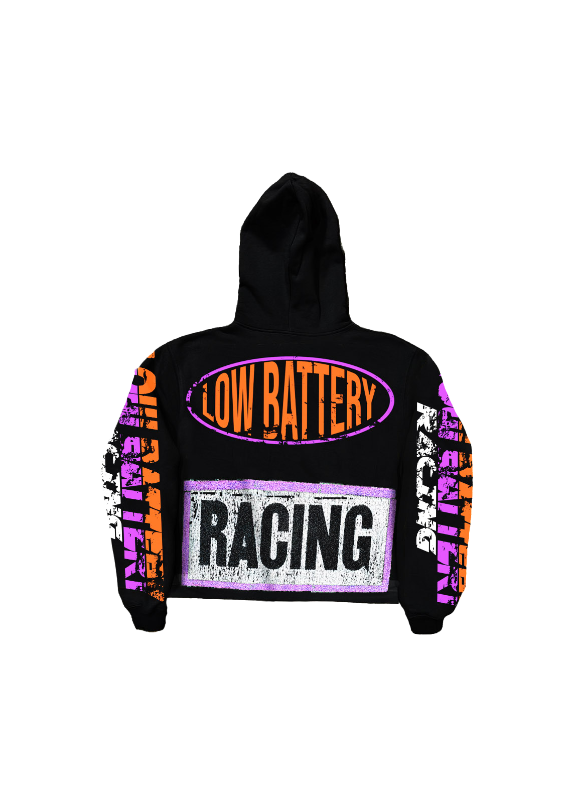 Low Battery Racer Hoodie Pre-Order