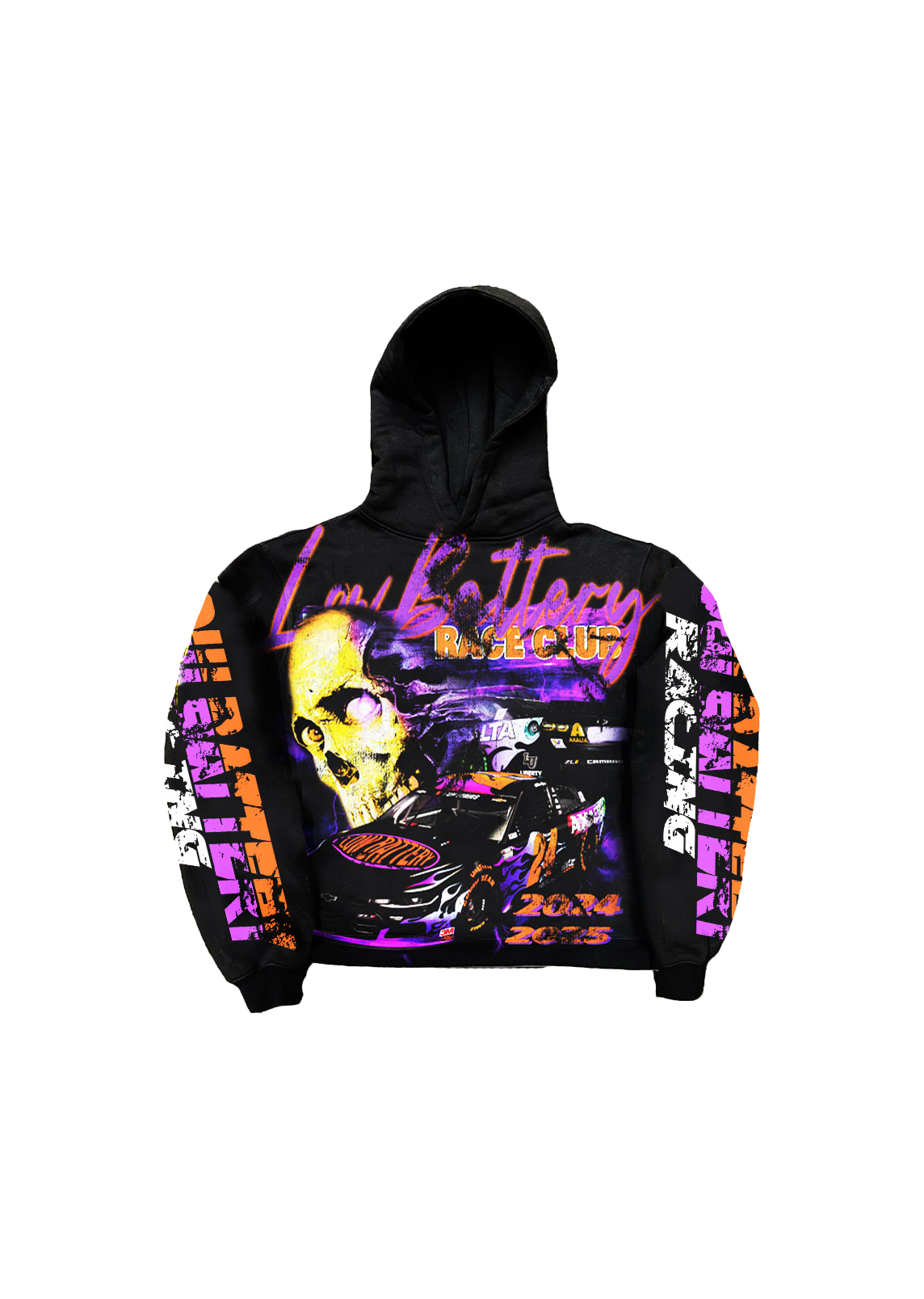 Low Battery Racer Hoodie Pre-Order