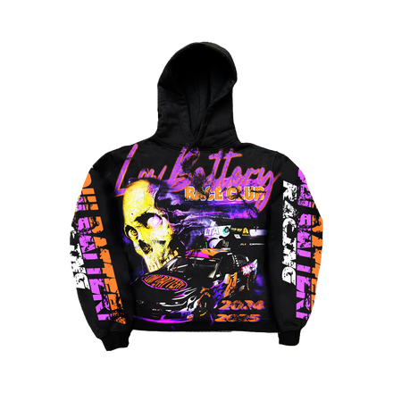 Low Battery Racer Hoodie Pre-Order